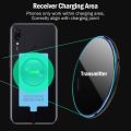 Qi Wireless Charging Set for Xiaomi POCO X3 Pro / Poco X3 NFC Wireless Charger Pad+USB Type-C Charging Receiver+Phone Case. 