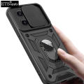 Luxury Armor Ring Case for Redmi K50i Phone Case Buckle Bracket Shockproof Camera Protection Back Cover for Xiaomi Redmi K50i case. 