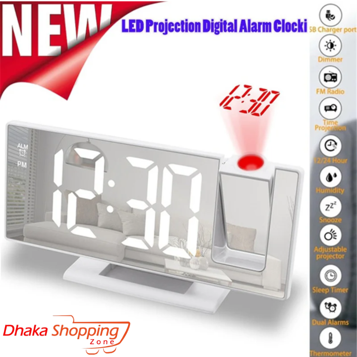 Digital%20Alarm%20Clock%20LED%20Large%20Mirror%20Display%20180%20%C2%B0%20Rotating%20Projector%20Electronic%20Clock%20-%20Lifestyle%20Mall%20-%20Image%202