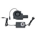 Speed Controller Blower Fan Home Garden Adjustable Air Blower Air Outlet 97mm Blower Fan Cooking Portable Machine. 