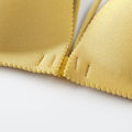 Front Buckle Korean Style Girls' Clothing All-Match Beauty Back Cross Spaghetti Strap Early High School Student Underwear Push up Small Size Bra.