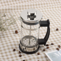 2X Coffee Maker Pot,Stainless Steel Glass Coffee Pot French Filter Pot Household Tea Maker,Suitable for Making Tea. 