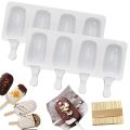 1 Pcs Silicone Popsicle Molds Baking Mini Homemade Ice Cream Bar Cakesicle Mold.