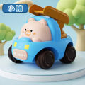 Mini Inertial Engineering Car Toys Cartoon Animal Excavator Construction Trucks Vehicle Model for Baby Boys 6 12 36 Months.