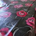 Waterproof Bed Cover 6/7 fit. full bed urin ptotector for baby -VIP Black pink. 