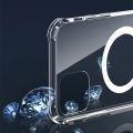 Clear Magsafe Magnetic Case For iPhone 12/12 pRO 12 Pro Max 12 Mini Support For Magsafe Wireless Charger Luxury Transparent Back Cover. 
