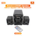 KISONLI U2500BT USB 2.1 Computer Bluetooth Speaker with FM TF AUX Remote Control. 