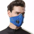 Outdoor Sports Reusable Face Masks for Men Dustproof Masks Activated Carbon Dust Mask with Extra Filter Cotton Halloween Cosplay. 