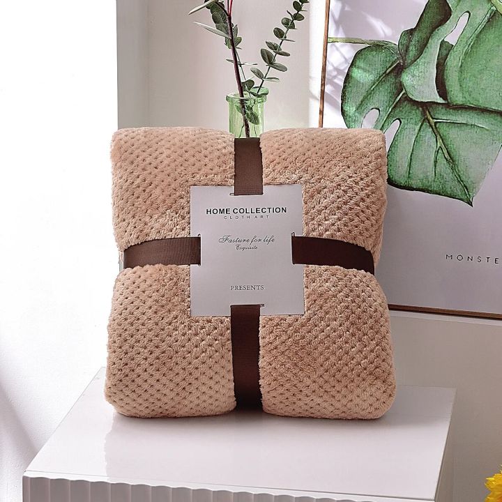 Flannel%20Home%20Warm%20Blanket%20Quilt%20Baby%20Bedding%20Bedspread%20Stripe%20Kids%20School%20Dormitory%20Plaid%20Cover%20-%20Image%205