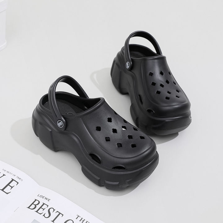 BEVERGREEN%207CM%20Summer%20Clogs%20Outdoor%20Waterproof%20Platform%20Women%20Slippers%20Beach%20Slides%20Massage%20Beard%20Black%20Designer%20Sandals%20-%20Image%206