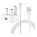 Charger DC 5V/1A 5W USB Power Adaptor Lightning To USB cable. 
