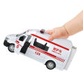 【GlobalGlamour】Children Ambulance imulation Car Model Educational Toy Gift.