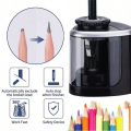 Electric Pencil Sharpener Auto-Stop Auto-Exclusion, Battery-Powered for School & Office. 