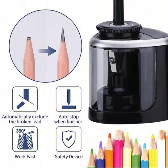 Electric%20Pencil%20Sharpener%20Auto-Stop%20Auto-Exclusion,%20Battery-Powered%20for%20School%20&%20Office%20-%20Image%202