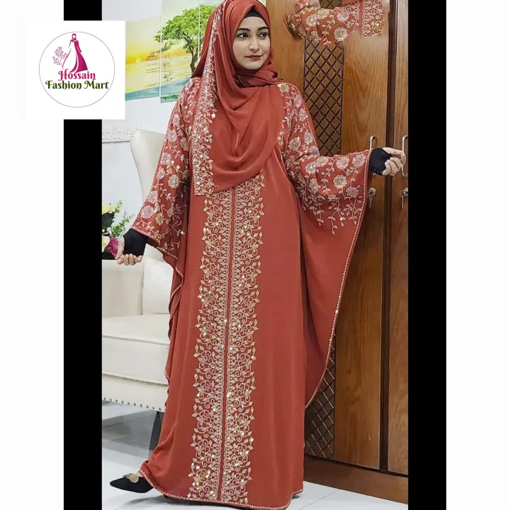 DMC%20Stone%20Work%20Dubai%20Cherry%20Fabric%20Premium%20Quality%20Soft%20Burkha%20for%20Muslim%20Women,%20Adjustable%20Hijab%20Outerwear%20-%20Image%204