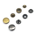 25 Sets 10mm 12.5mm 15mm #633 655 831 201 Metal Press Fastener Snap Button Stud for Leather Bag Clothes Jacket Coat Repair Tool.