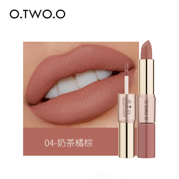 O.TWO.%20o%20Double-ended%20matte%20lip%20gloss%20lipstick%20is%20not%20easy%20to%20fade%20and%20bites%20the%20lip%20with%20a%20two-in-one%20velvet%20-%20Image%206