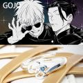 Anime Jujutsu Kaisen Rings Satoru Gojo Geto Suguru Fushiguro Toji Metal Adjustable Couple Ring Fashion Cosplay Accessories. 