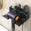 Hair Dryer Holder Wall Dryer Bracket Straightener Stand Hairdryer Organizer Hair Brush Storage Box Bathroom Accessories. 