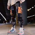 Embroidery Japanese Style Male Trousers Sweatpants Streetwear Men Pants Joggers Track Casual Cargo Hop Sweat Pants.