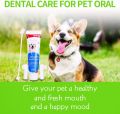 Bioline Dental Kit for Dogs Beef/Orange Flavor Toothpaste & Toothbrush Pet Oral Teeth Cleaning Set Double.