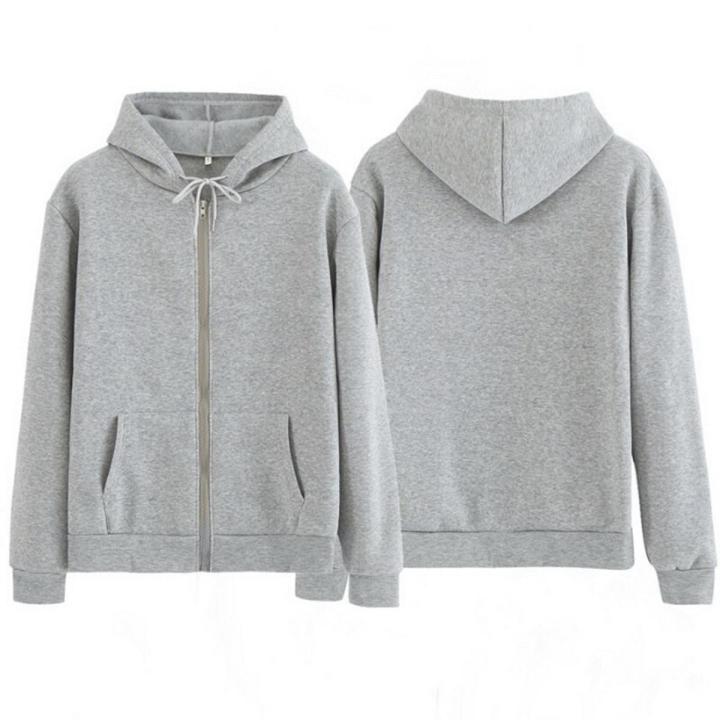 MoneRffi Plus Size Couple Hoodies Women Harajuku Streetwear Oversized Zip Up Sweatshirt Clothing Korean Style Long Sleeve Tops