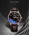 Go AwayA Go LANGLISHI Men Watch Casual Fashion Man Watch Waterproof Luminous Simple Quartz Wristwatch Leather Luxury Watches for Men.