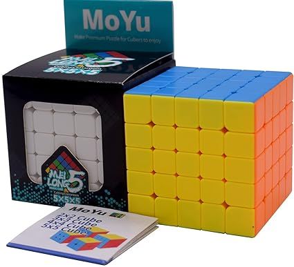 Speed Cube 4x4 - Moyu Meilong 4, Stickerless Magic Cubes Bundle 4x4x4- Fast Smooth Turning Vivid Colour Puzzle Game Brain Toy for Kids and Adult