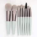 For Beginners 8 Pcs Mini Soft Makeup Brushes Set Eye Shadow Foundation Powder Eyelash Lip Concealer Blush Make Up Brush Set.