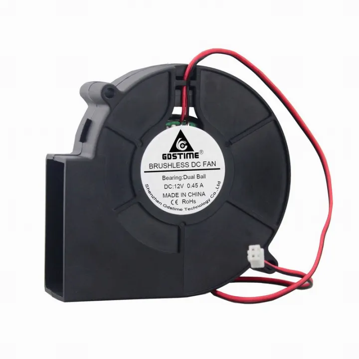 1%20Piece%20Gdstime%20Dc%2012v%209733%2097mm%2090mm%20Dual%20Bearing%20Brushless%20Blower%20Cooler%2097mm%20X%2033mm%209cm%20Turbo%20Barbecue%20Cooling%20Fan%20-%20Image%205