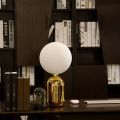 Modern Glass Ball Bedside LED Table Lamp, 01-5042. 
