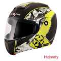 Vega Crux Dx Victor Dull Black Neon Helmet. 