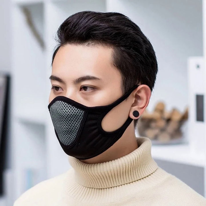 Men's%20Breathable%20Face%20Mask%20Black%20Mesh%20Cloth%20Mouth%20Cover%20Adult%20Washable%20Reusable%203D%20Protection%20Face%20Mask%20Party%20Decoration%20-%20Image%202