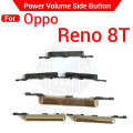 Compatible with Oppo Reno 8T External Side Buttons Power On Off + Volume Control Button Outside Side Keys.