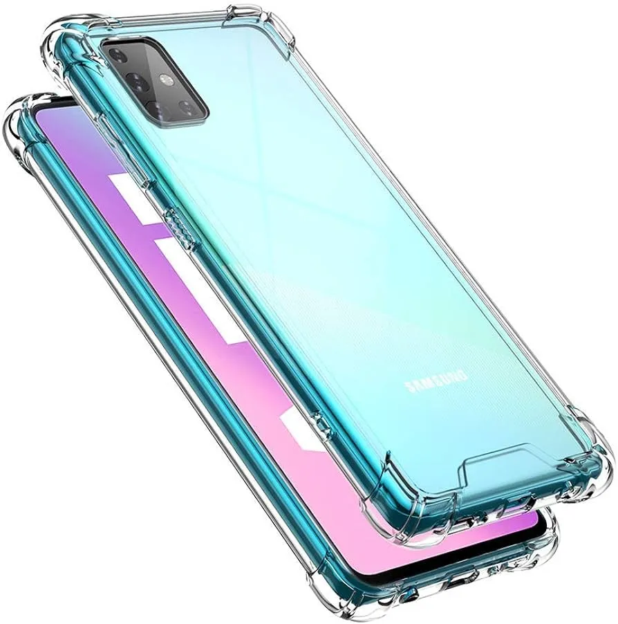 A51 Transparent Phone Skin For Samsung Galaxy A51 TPU Back Cover