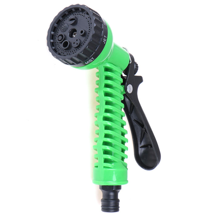 7 Function Garden Spray Hose Nozzle Water Sprayer Hoselock Gun With Soft Grip