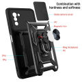 New Phone case Nokia G21 G11 Back cover Armor-Level Back cover Stand Slide Lens Cover Protection Shockproof Hard Phone Back Casing. 