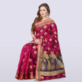 Tangail Tat Eye catching designs with Exclusive collection Silk Katan Saree  for Women.. 