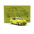 JKM 1:64 Mitsubishi Lancer Evo 7 Die-Cast Vehicles Alloy Model Car Toys for gift collection.