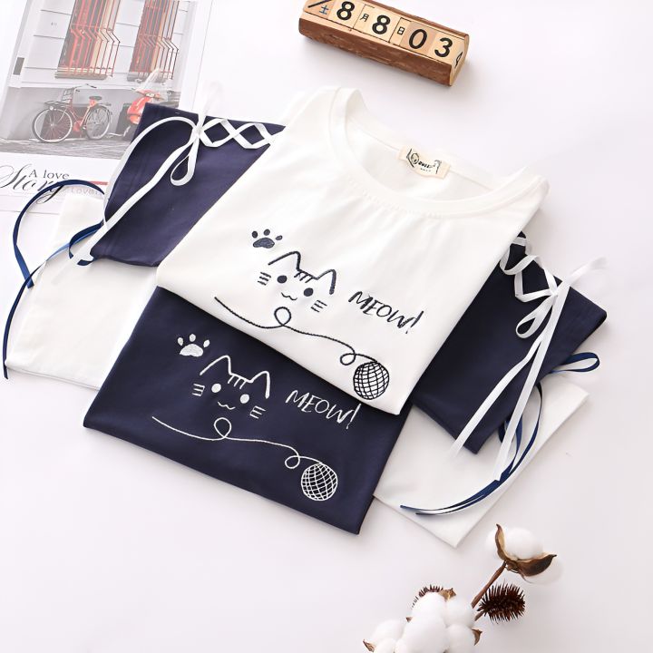 Jersey%20Short%20Sleeve%20Casual%20T-Shirt%20Top%20for%20Women%20Trendy%20Fashion%20Everyday%20Wear%20Assorted%20Color%20-%20Image%203