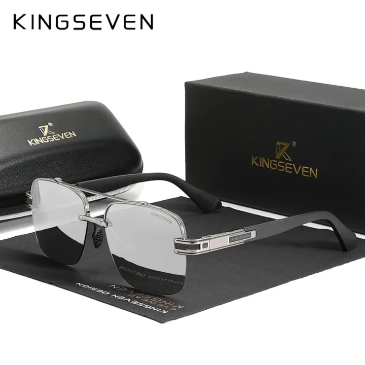KINGSEVEN%20New%20Design%20Sunglasses%20For%20Men%20Polarized%20Gradient%20Women%20Sun%20glasses%20Semi-Rimless%20Square%20Half-Frame%20Retro%20Eyewear%202023%20-%20Image%207