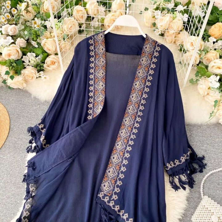 Women%20Long%20Kimono%20Shirt%20Ethnic%20Bohemian%20Vintage%20Embroidery%20Loose%20Cardigan%20Tops%20Holiday%20Sunscreen%20Blouses%20Outer%20Cover%20-%20Image%205