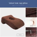 Nap Sleeping Face Pillow Foam Slow Rebound Desk with Hollow Design for Down Sleeper Back Support. 
