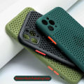 Heat Dissipation Breathable Cooling Case For iPhone 12 11 13 Pro Max XR XS Max X 8 7 6S Plus 12 13 Pro Soft TPU Plain Color Case. 