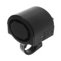 Waterproof Bicycle Alarm Electric Warning Bell Loud Horn - Black. 
