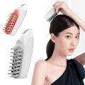 4 in 1 Electric Head Massage Comb RF Led Light EMS Vibration Therapy Hair Growth Anti Hair Loss Comb Head Massager.