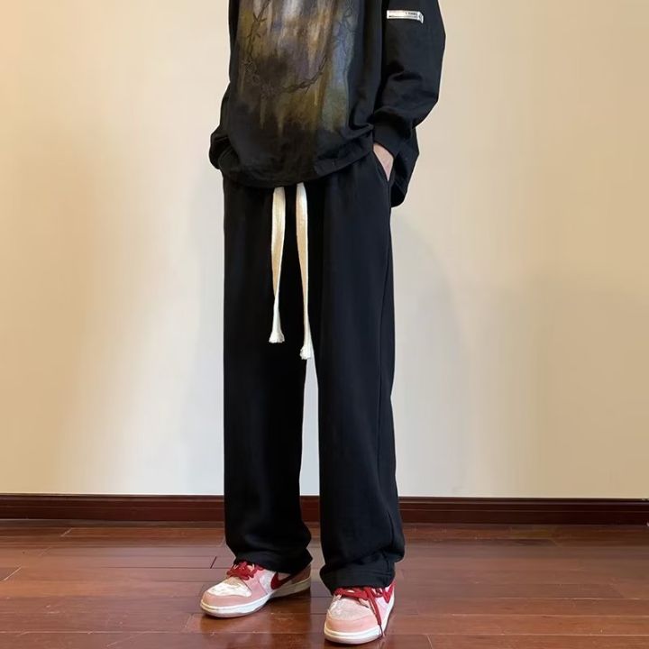 Casual%20Pants%20Men's%20Loose%20oversize%20Black%20Boys%20Pants%20Wide%20Leg%20Straight%20Drawstring%20Sweatpants%20Trendy%20Sports%20Pants%20-%20Image%206