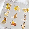 50PCS The Lion King Simba Stickers For Scrapbook Diary Laptop Lage Skateboard Graffiti Decal Fun Classic Toys. 