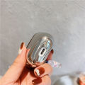 Electroplated beverage Evian Pro protective soft shell hanging chain 1 Apple 3rd generation trendy Bluetooth 2 Earphone cover suitable. 