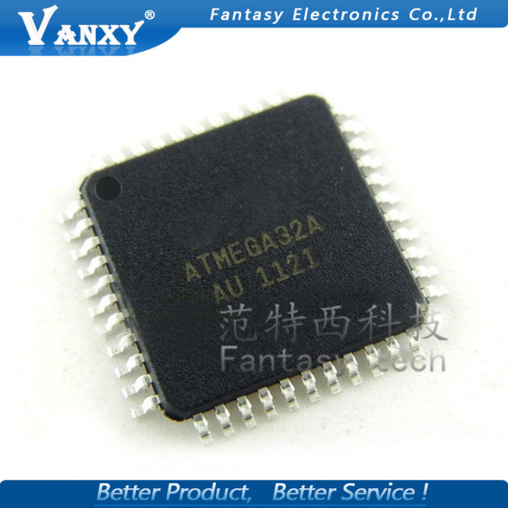 5PCS ATMEGA32A-AU QFP ATMEL ATMEGA32A ATMEGA32 TQFP44 32A-AU Programmable Flash